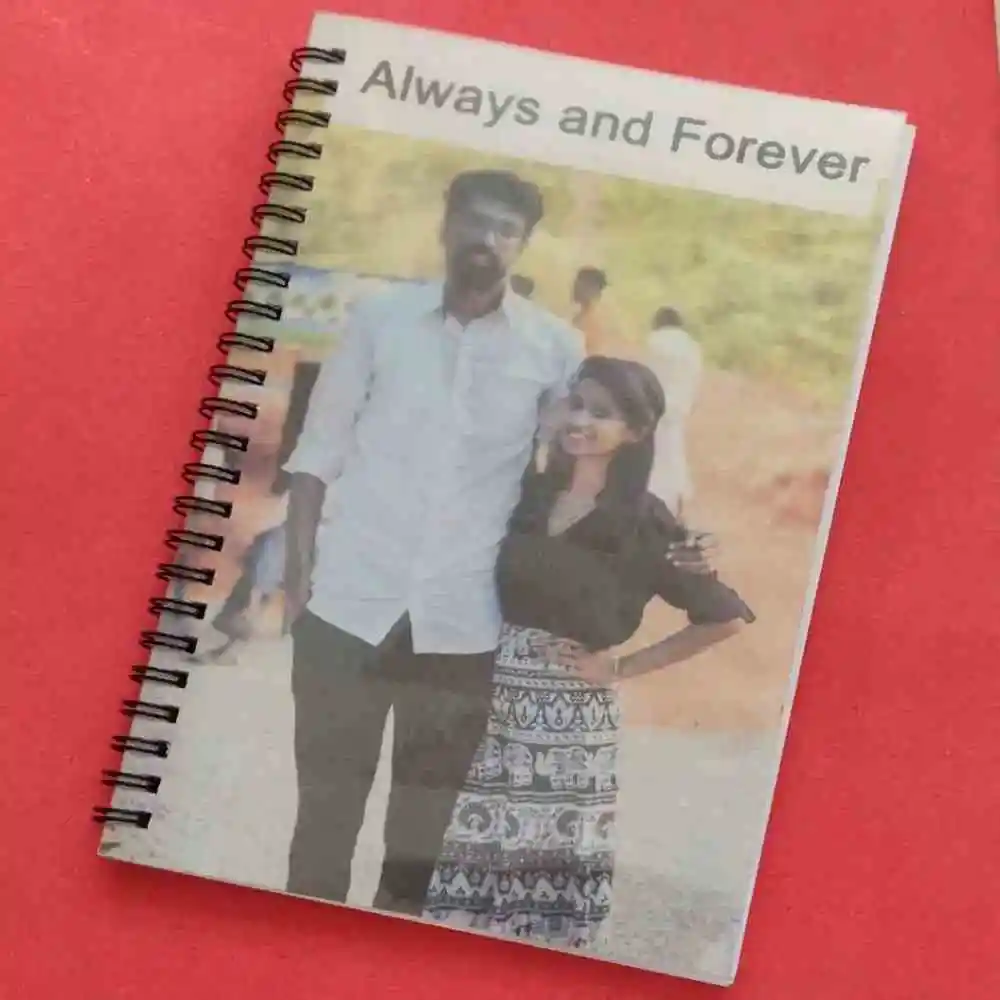 Personalized Spiral Notebook with Photo and Name